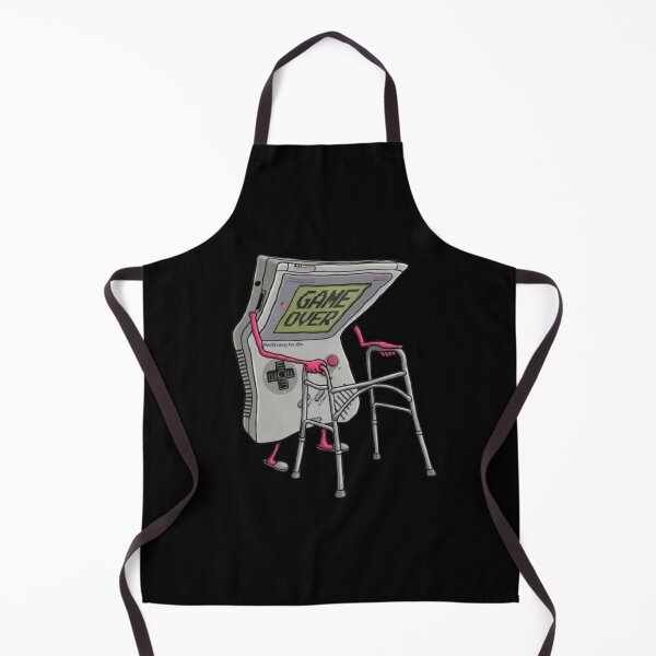 Item preview, Old School Gamer – Aging Retro Console | Humorous Gaming Illustration designed and sold by Wawan35200.