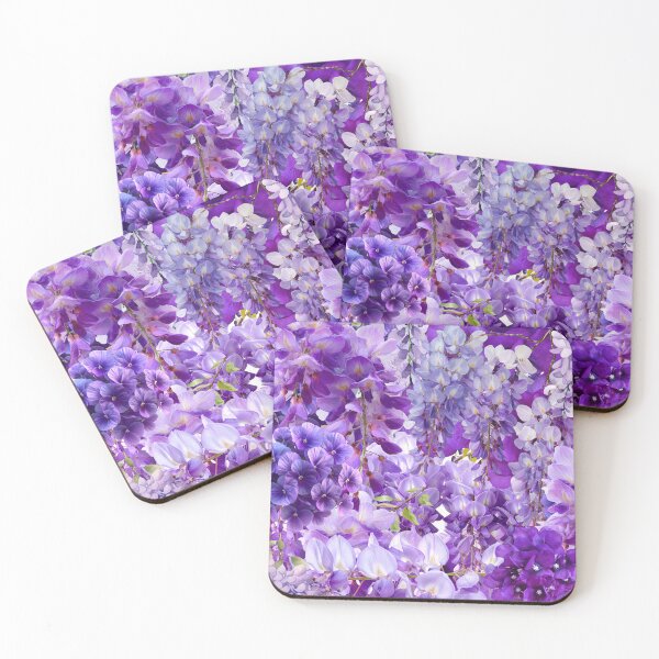 Item preview, Purple Floral Collage designed and sold by Fantacaroo Designs.