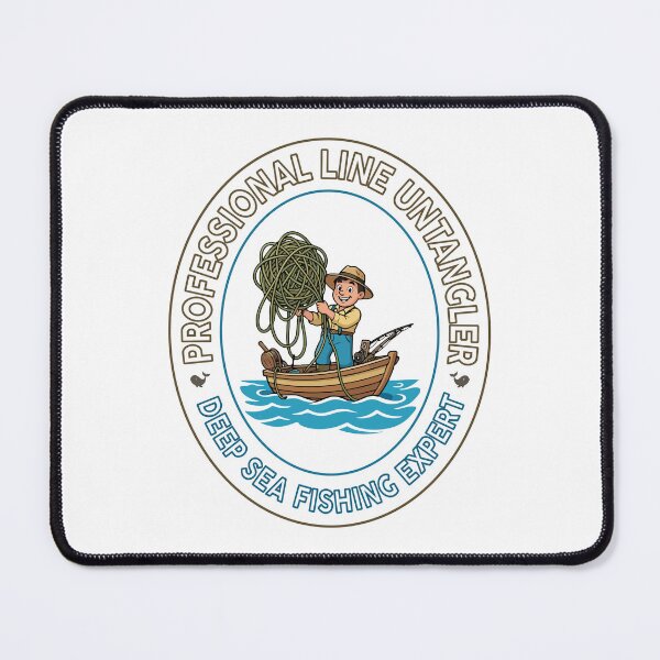 Item preview, Deep Sea Fisherman Emblem designed and sold by Moxie Ink Lady.