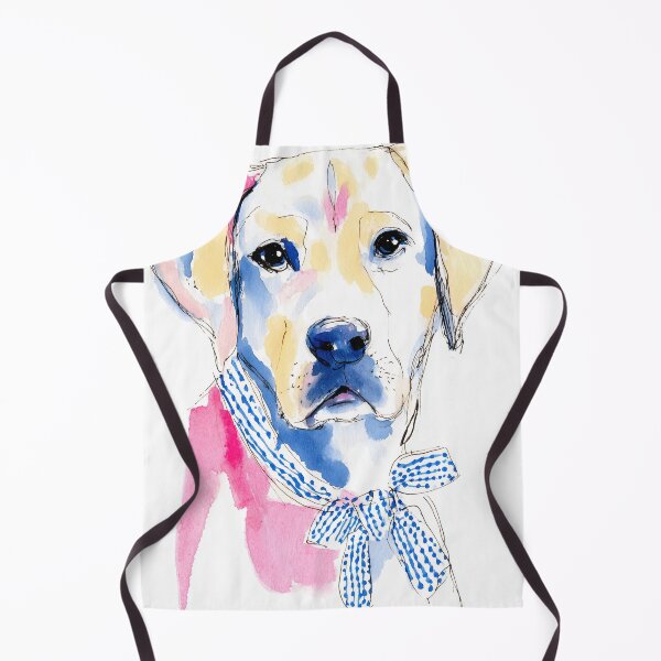 Item preview, Charming Labrador retriever with Blue Bow designed and sold by lautir.