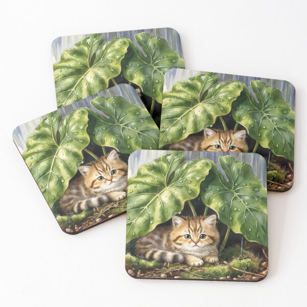 Item preview, Under the Elephant Ears designed and sold by TinCatOutPost.