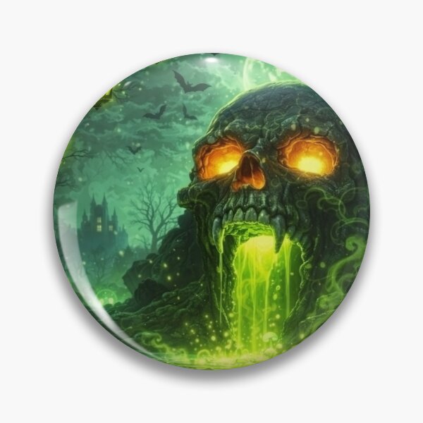 Item preview, Halloween Toxic Skull Cavern designed and sold by ApGraphicDesigns.