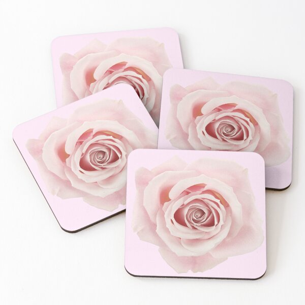 Item preview, light pink rose flower sticker designed and sold by inainart.