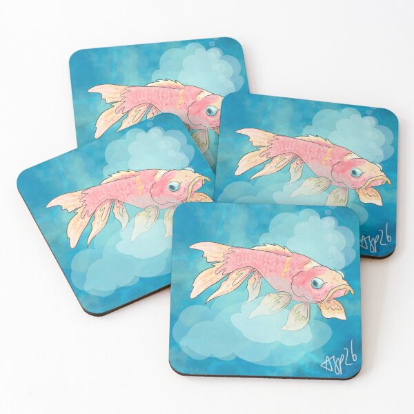 Item preview, Lucky Pink Koi Goldfish designed and sold by DesignChaser.