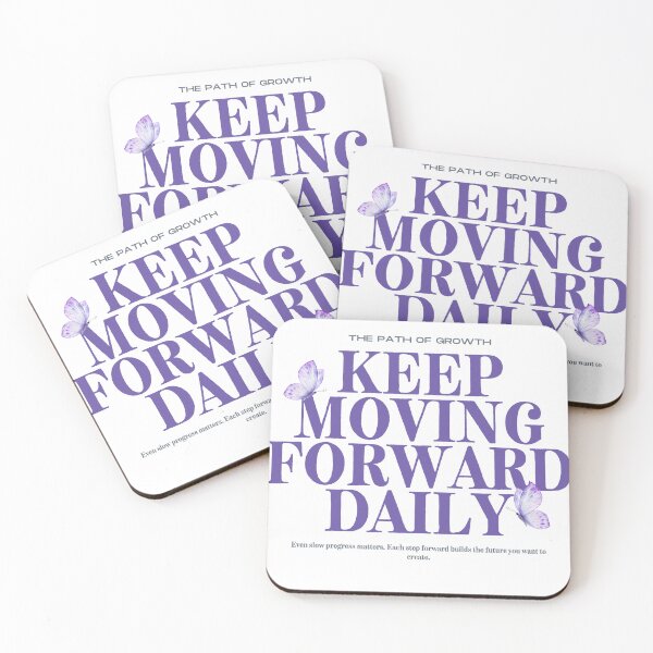Item preview, Keep Moving Forward Daily Motivation Quote designed and sold by kpwi_maduwanthi.