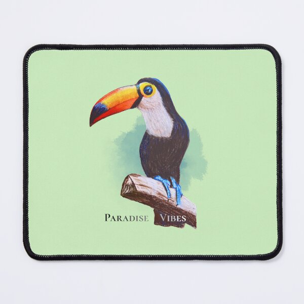 Item preview, Colorful Tropical Toucan - Exotic Jungle Bird Illustration designed and sold by SGBerryart.