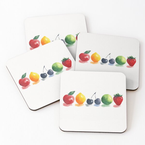 Item preview, Vibrant fruit display on white designed and sold by anytka.