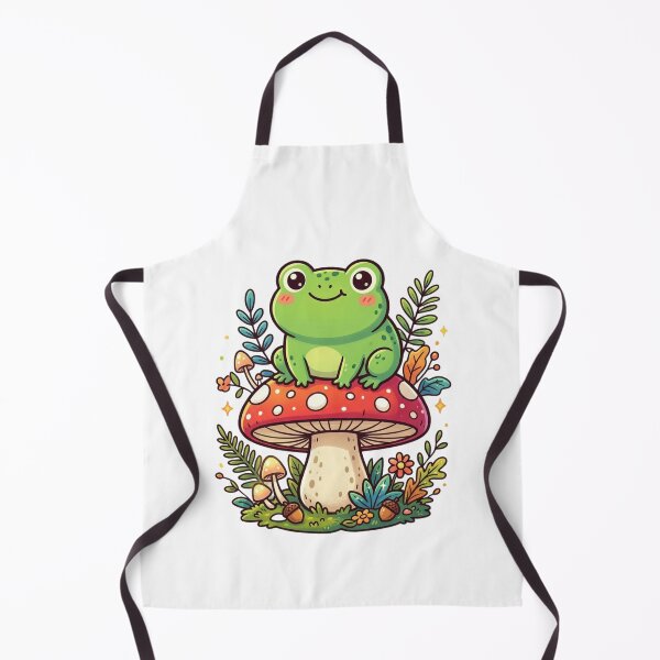 Item preview, Frog On Mushroom Kawaii Forest Friend designed and sold by Shopex10.