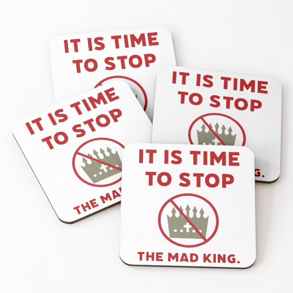 Item preview, It is time to stop the mad king.  designed and sold by Rachel the Artist .