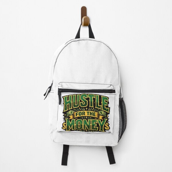 Item preview, Hustle For The Money – Vintage Motivational Money Quote Design designed and sold by Abujarshaikh1.