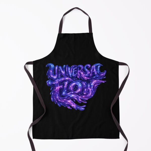 Item preview, UNIVERSAL FLOW - Cosmic Liquid Typography Nebula Design designed and sold by MKreative Studio.