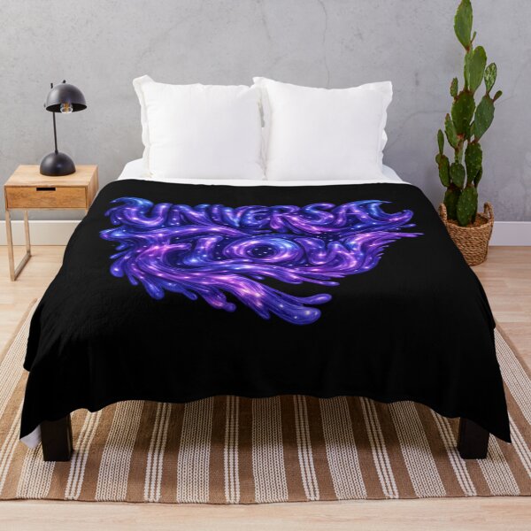 Item preview, UNIVERSAL FLOW - Cosmic Liquid Typography Nebula Design designed and sold by MKreative Studio.