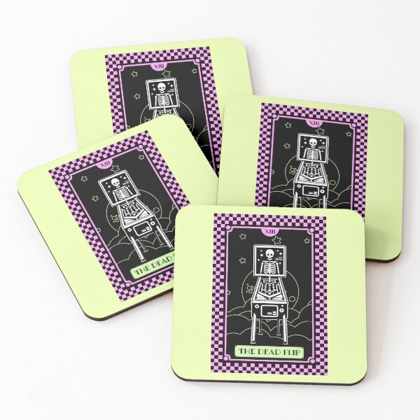 Item preview, The Dead Flip Pinball Tarot Card designed and sold by Studio Vee.