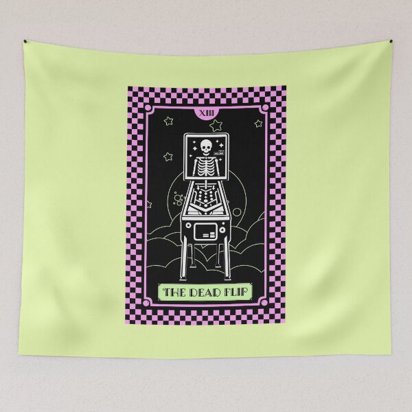 Item preview, The Dead Flip Pinball Tarot Card designed and sold by TheLetterVeee.