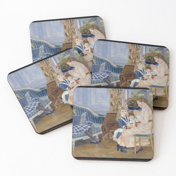 Item preview, Childrens Afternoon at Wargemont by Pierre-Auguste Renoir: Impressionist Fine Art Print designed and sold by artofuniverse.