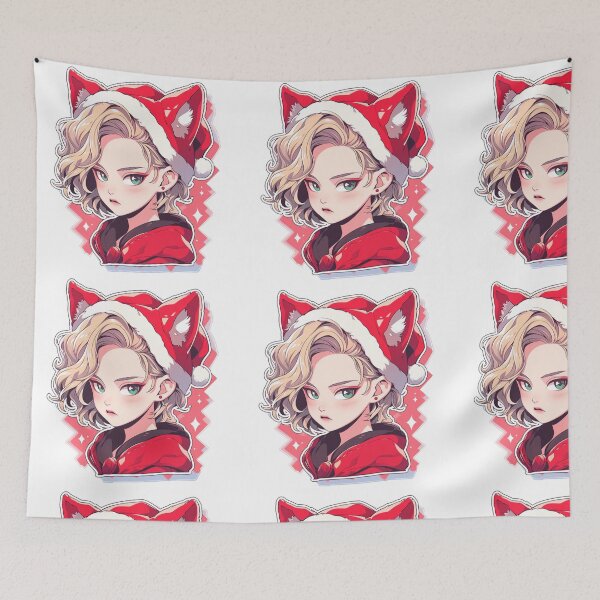 Item preview, Christmas KPop Fox designed and sold by Solace Sparkles.