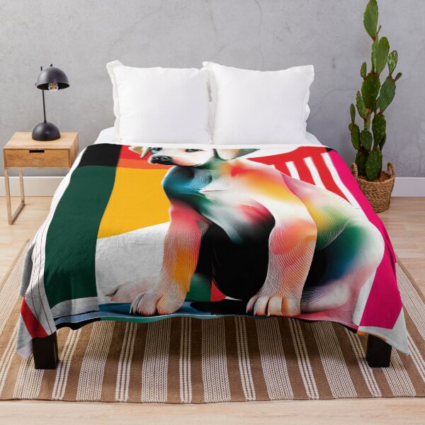 Item preview, Colorful Geometric puppy Labrador retriever Design designed and sold by lautir.