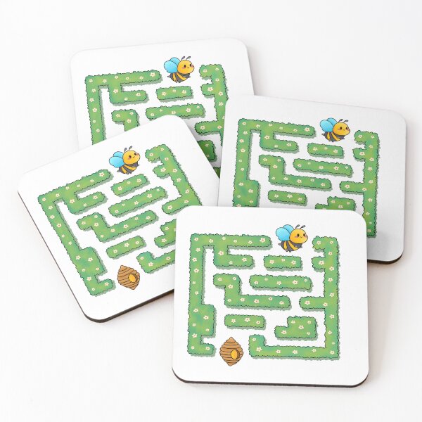 Item preview, Buzzing Through the Maze: A Bee's Adventure" designed and sold by ShopTwentyFour.