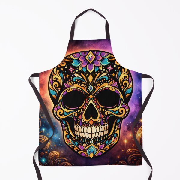 Item preview, Skull with Ornamental Patterns designed and sold by Artozat.