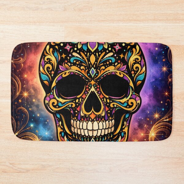 Item preview, Skull with Ornamental Patterns designed and sold by Artozat.