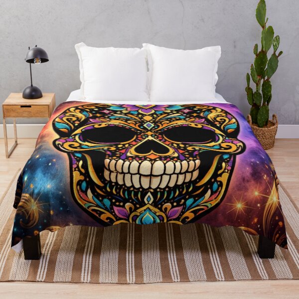 Item preview, Skull with Ornamental Patterns designed and sold by Artozat.