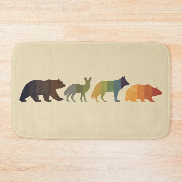 Item preview, Animal shapes in color patterns designed and sold by anytka.