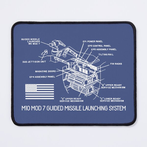 Item preview, M10 Mod 7 Guided Missile Launching System Diagram designed and sold by MilitaryMart.