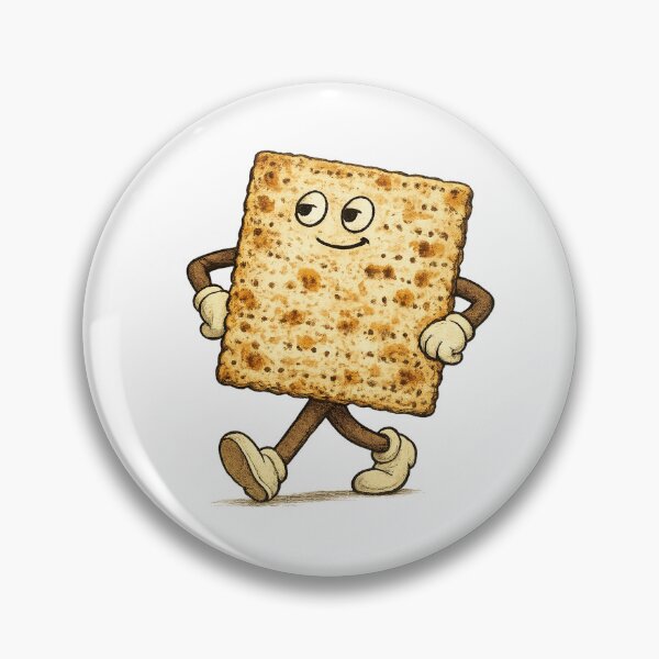 Item preview, Happy Passover Matzah Confidently Strolls Onto The Scene | Jewish Humor | Jewish Art designed and sold by Golda's Challah-Day.