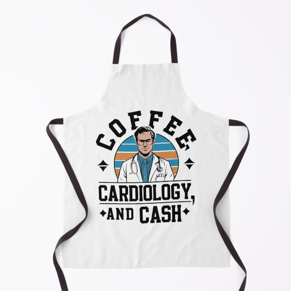 Item preview, Coffee Cardiology and Cash – Funny Cardiologist Humor Design designed and sold by CyfroweMysli.