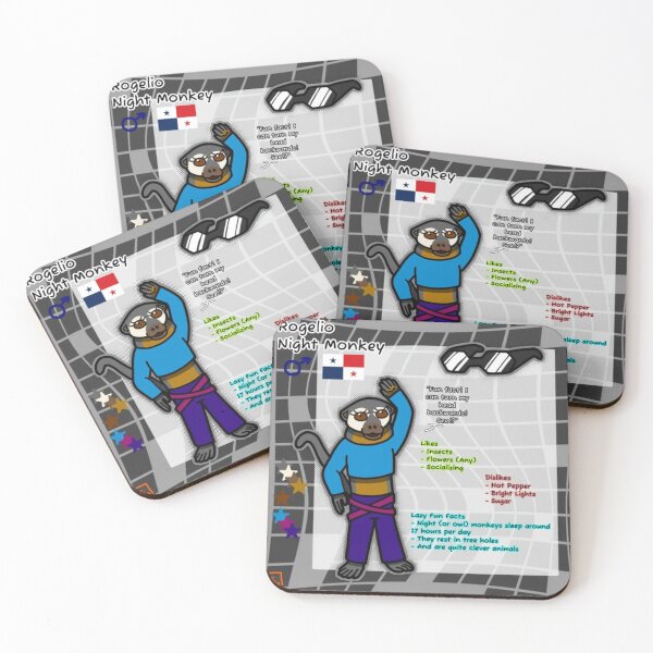 Item preview, Rogelio The Clever Night Monkey designed and sold by Animalfacts002.
