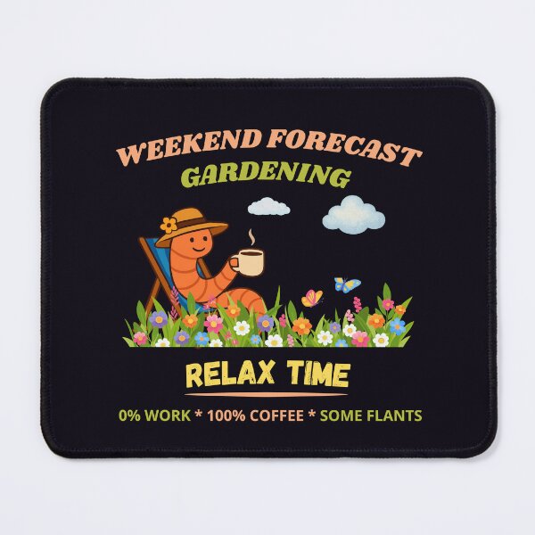 Item preview, Weekend Forecast Gardening – Funny Gardener Design designed and sold by maxiprom.