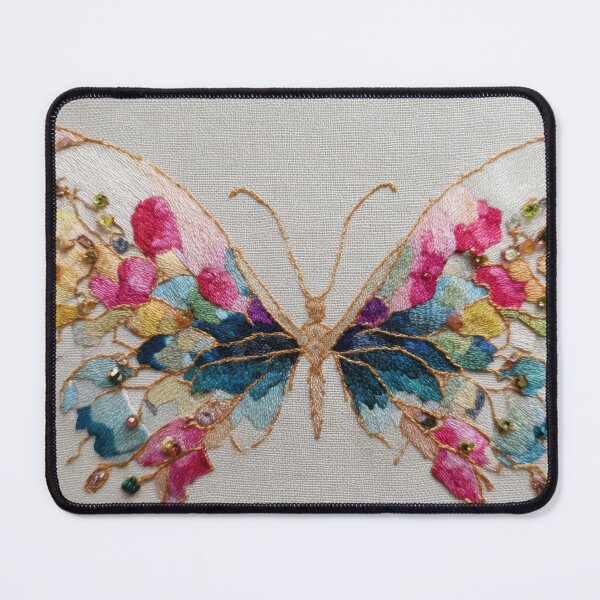 Item preview, Butterfly made with colorful threads designed and sold by anytka.