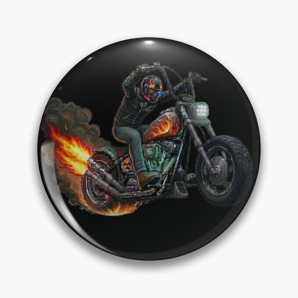 Item preview, Futuristic Dragster Motorcycle with Pixel Art and Powerful Flames designed and sold by FantoRed.