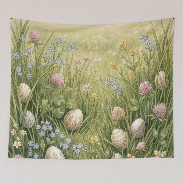 Item preview, Spring Easter Meadow Wall Art designed and sold by avsroding.