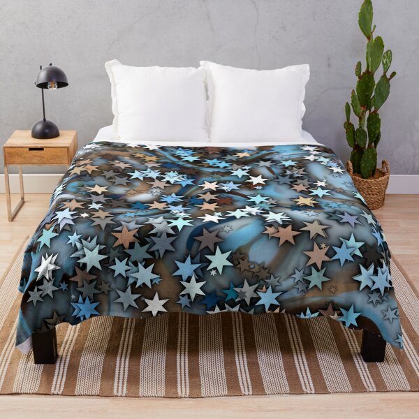 Item preview, Estrellas azules en hielo de chocolate designed and sold by MoodyMuseArt.