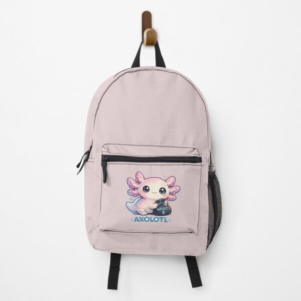 Item preview, Axolotl Kawaii Sticker (Cute Pink Axolotl Character) designed and sold by jgvisualarts.