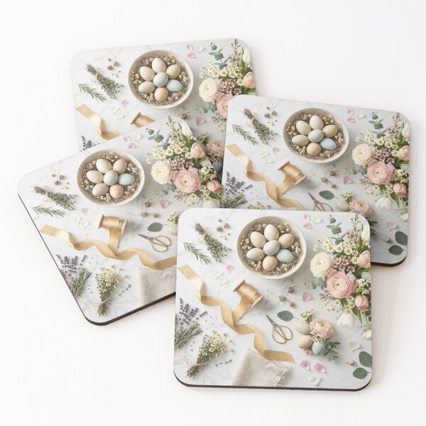 Item preview, Luxury Easter Flat Lay Wall Art designed and sold by avsroding.
