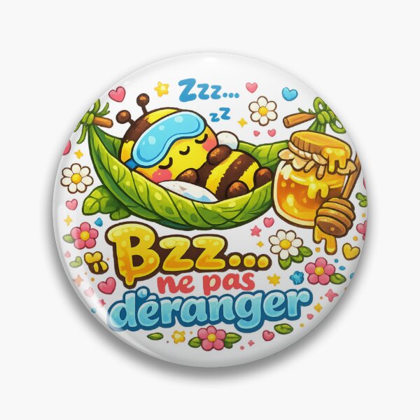 Item preview, Bzz… ne pas déranger - Slepping bee - French  designed and sold by Beetobuzz.