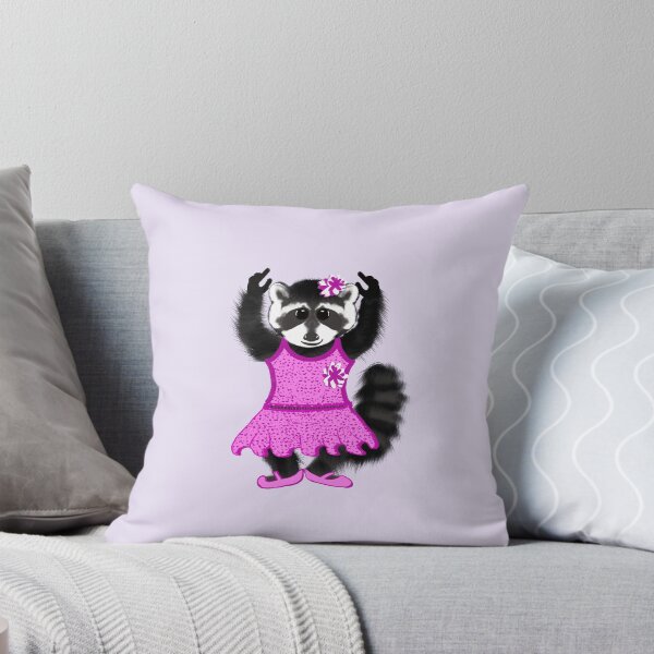 Item preview, Shy but Brave Ballet Raccoon – Cute Introvert Encouragement designed and sold by MFGB-Creations.