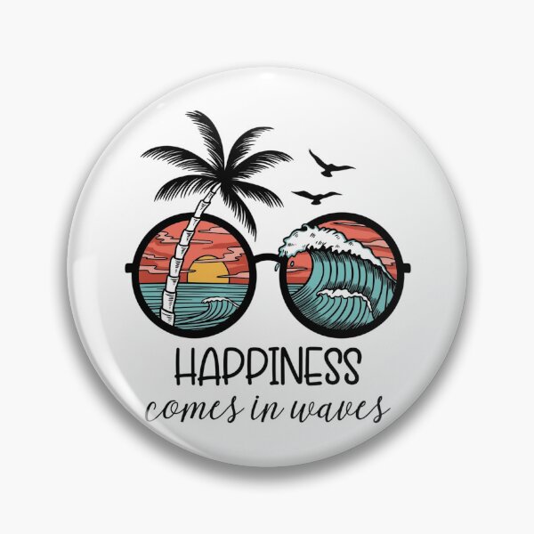 Item preview, Retro Ocean Odyssey: Sun, Palm, and Wave Dual Lenses designed and sold by Shopeon Designs.