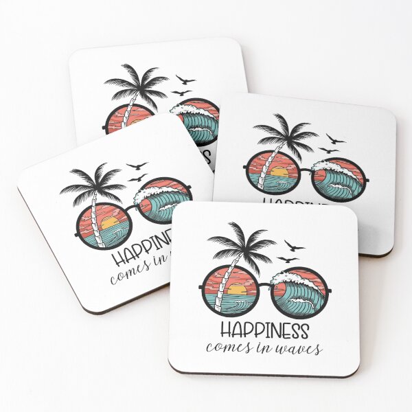Item preview, Retro Ocean Odyssey: Sun, Palm, and Wave Dual Lenses designed and sold by Shopeon Designs.