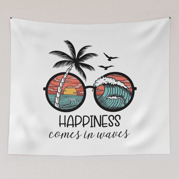 Item preview, Retro Ocean Odyssey: Sun, Palm, and Wave Dual Lenses designed and sold by Shopeon Designs.