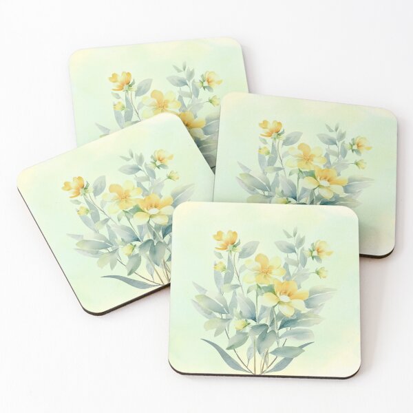 Item preview, Hello Yellow flowers designed and sold by Fantacaroo Designs.