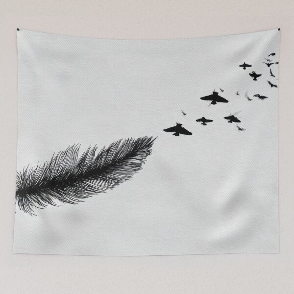 Item preview, Feathers and birds in flight designed and sold by anytka.
