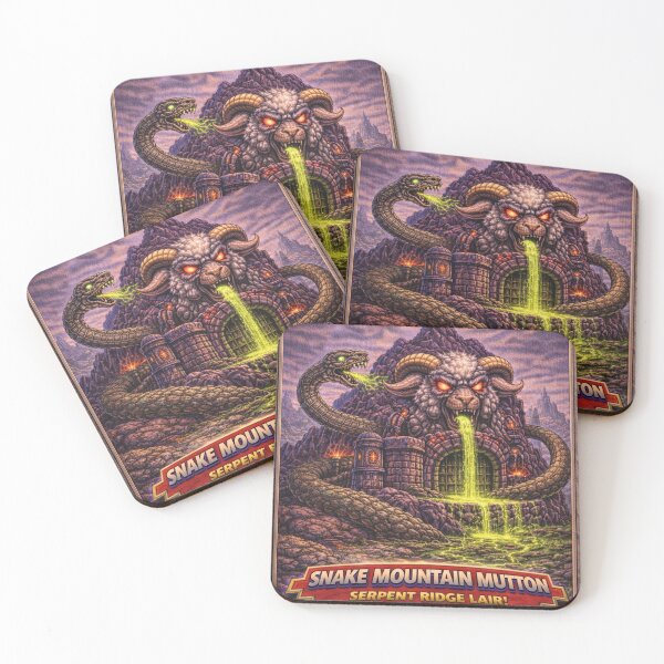 Item preview, Snake Mountain Mutton, Serpent Ridge Lair of the Dark Flock | Sheep-Man Sheepism Parody designed and sold by Thpoar.