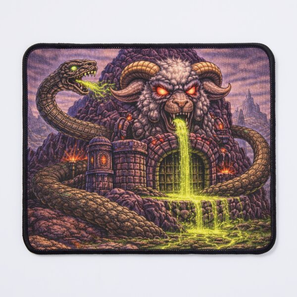 Item preview, Snake Mountain Mutton, Serpent Ridge Lair of the Dark Flock | Sheep-Man Sheepism Parody designed and sold by Thpoar.