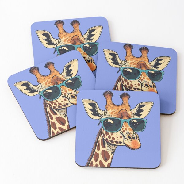 Item preview,  Cool Giraffe in Blue Sunglasses designed and sold by sanorastyle.