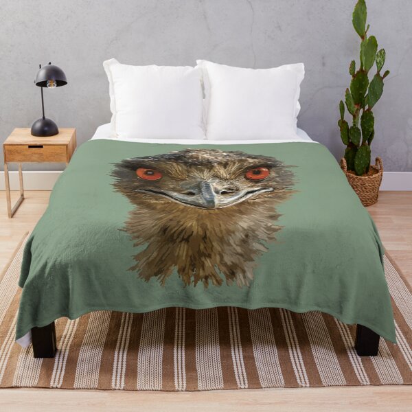 Item preview, Striking Emu Portrait Intense Wildlife Art designed and sold by Arturo Daniel Garcia Palomo.