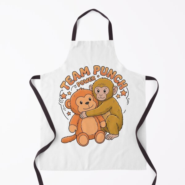 Item preview, Team Punch Power Baby Monkey Mascot Art Sticker designed and sold by blastercreation.