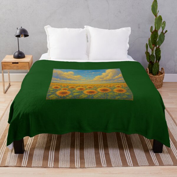Item preview, Field of sunflowers designed and sold by Lougud.